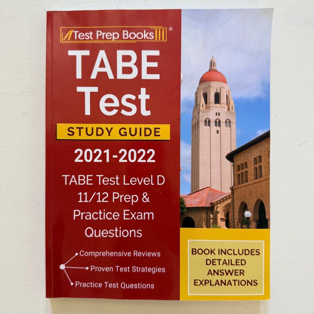 TABE Test Study Guide Level D 11/12 Prep & Practice Exam Questions 2021-2022